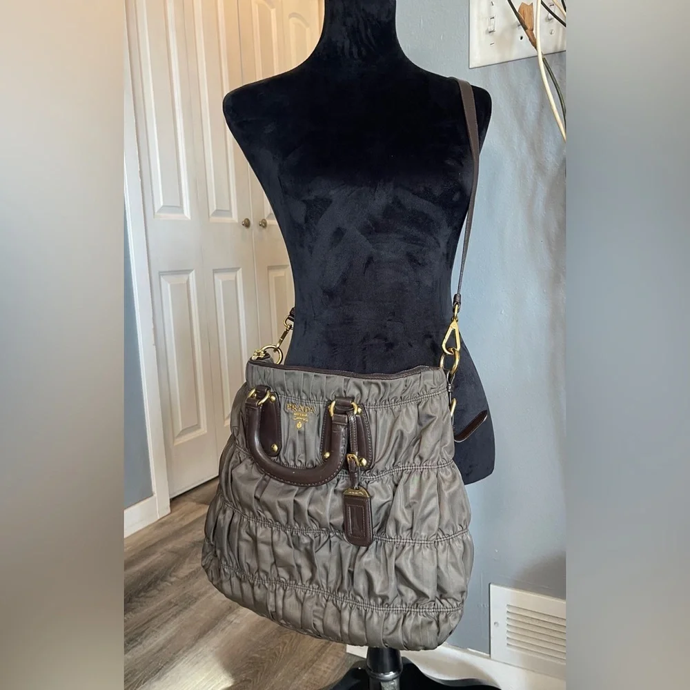 Prada Tessuto Nylon Gaufre Tote Bag - Picture 16 of 16